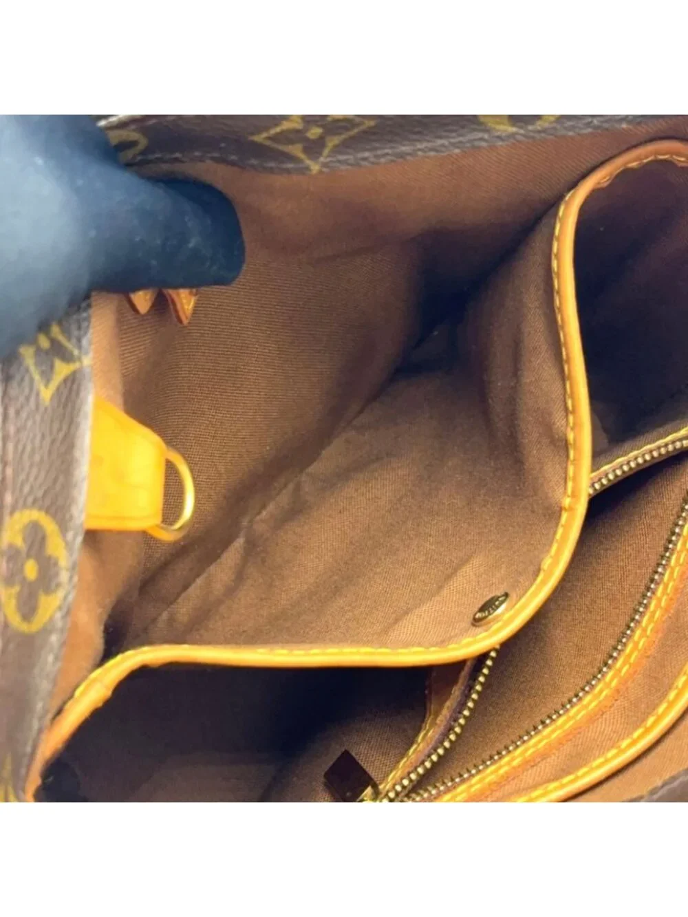 Louis Vuitton Vavin PM Monogram Leather Brown Light Handbag Gold